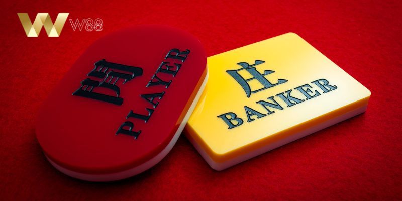 Đặt cược vào cửa Player, Banker hoặc Tie để giành chiến thắng